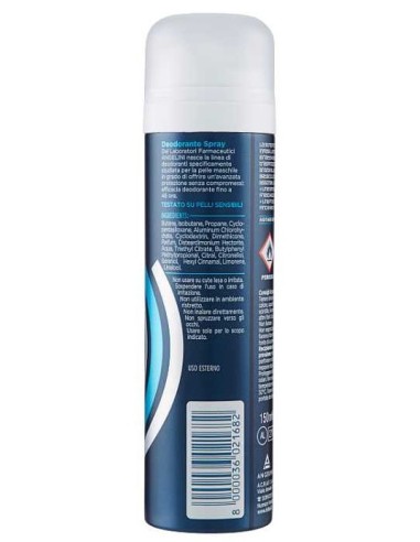 infasil deodorante spray - 150ml - men fresh: tuttocasashop.live: igiene e cura della persona
