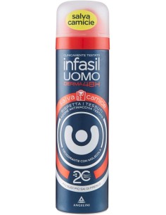 infasil deodorante spray - 150ml - men salvamacchie: tuttocasashop.live: igiene e cura della persona