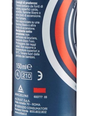 infasil deodorante spray - 150ml - men salvamacchie: tuttocasashop.live: igiene e cura della persona
