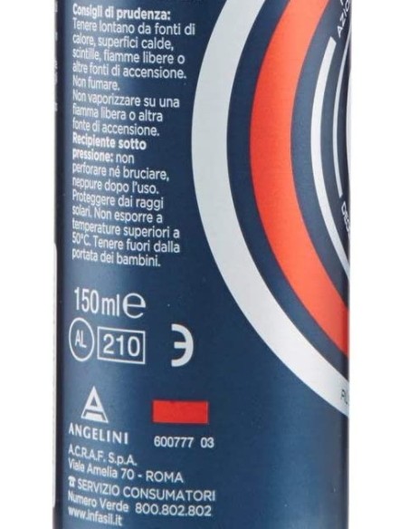 infasil deodorante spray - 150ml - men salvamacchie: tuttocasashop.live: igiene e cura della persona
