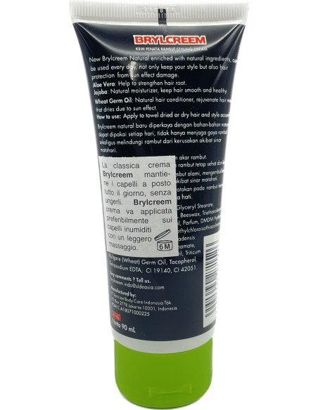 brylcreem crema natural fissante - tubo da 90ml: tuttocasashop.live: igiene e cura della persona