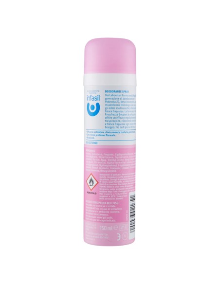 infasil deodorante spray - 150ml - freschezza bouquet: tuttocasashop.live: igiene e cura della persona