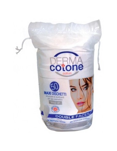 derma dischetti struccanti ovali maxi - 50 pezzi: tuttocasashop.live: igiene e cura della persona