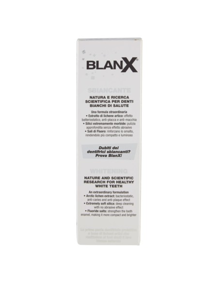 blanx dentifricio - 75ml - licheni artici 100% naturali - sbiancante: tuttocasashop.live: igiene e cura della persona