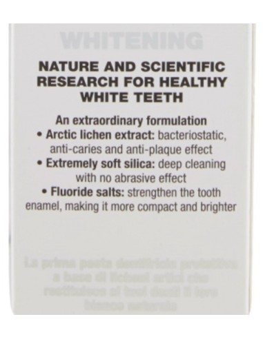 blanx dentifricio - 75ml - licheni artici 100% naturali - sbiancante: tuttocasashop.live: igiene e cura della persona
