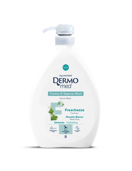 dermomed sapone liquido 1 litro - con erogatore - muschio bianco: tuttocasashop.live: igiene e cura della persona