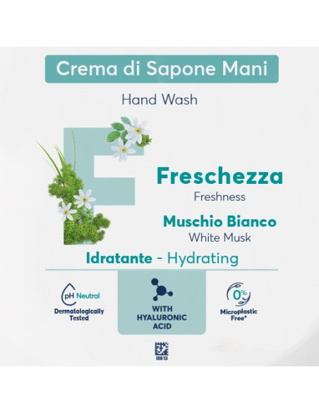 dermomed sapone liquido 1 litro - con erogatore - muschio bianco: tuttocasashop.live: igiene e cura della persona