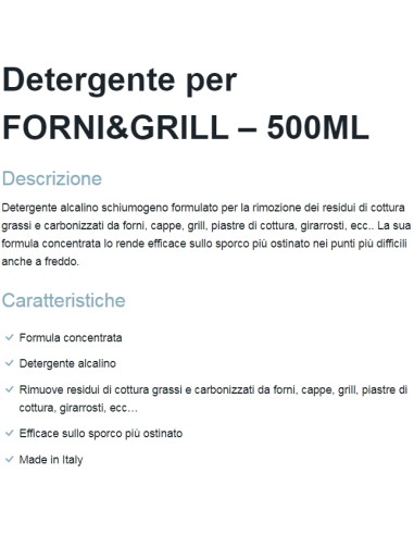dual power forni&grill detergente spray - 500ml: tuttocasashop.live: pulizia e cura della casa