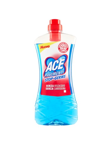 ace pavimenti igienizzante - 1 litro - stop germs - senza candeggina: tuttocasashop.live: pulizia e cura della casa