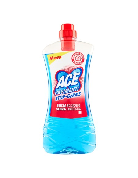ace pavimenti igienizzante - 1 litro - stop germs - senza candeggina: tuttocasashop.live: pulizia e cura della casa