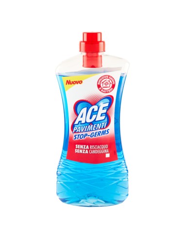 ace pavimenti igienizzante - 1 litro - stop germs - senza candeggina: tuttocasashop.live: pulizia e cura della casa