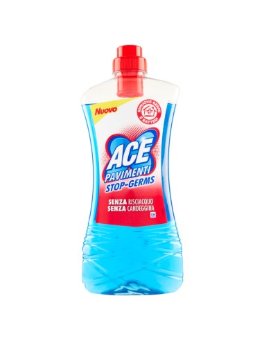 ace pavimenti igienizzante - 1 litro - stop germs - senza candeggina: tuttocasashop.live: pulizia e cura della casa