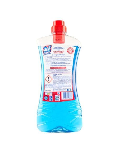 ace pavimenti igienizzante - 1 litro - stop germs - senza candeggina: tuttocasashop.live: pulizia e cura della casa