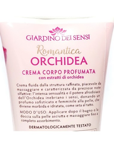 giardino dei sensi crema corpo profumata - 100ml - romantica - orchidea: tuttocasashop.live: igiene e cura della persona