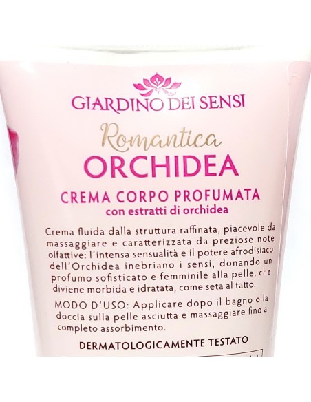giardino dei sensi crema corpo profumata - 100ml - romantica - orchidea: tuttocasashop.live: igiene e cura della persona