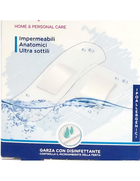 dealo 15 cerotti antiacqua - 10pz 7x2cm - 5pz 4x4cm - impermeabili sottili: tuttocasashop.live: igiene e cura della persona