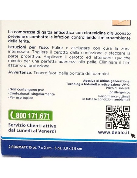 dealo 15 cerotti antiacqua - 10pz 7x2cm - 5pz 4x4cm - impermeabili sottili: tuttocasashop.live: igiene e cura della persona