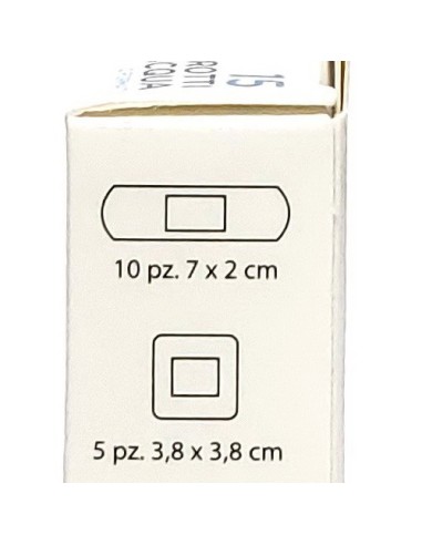 dealo 15 cerotti antiacqua - 10pz 7x2cm - 5pz 4x4cm - impermeabili sottili: tuttocasashop.live: igiene e cura della persona