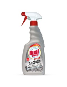 dual power acciaio spray - 500ml - detergente per superfici inox: tuttocasashop.live: pulizia e cura della casa