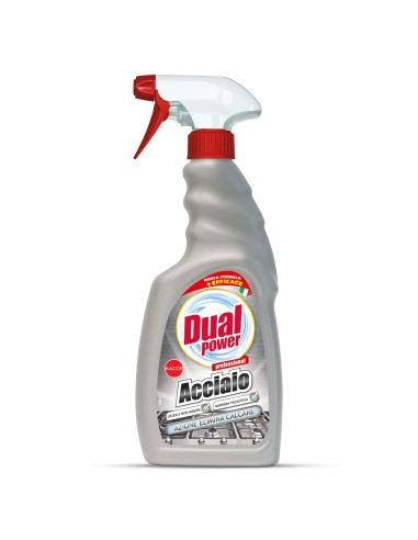 dual power acciaio spray - 500ml - detergente per superfici inox: tuttocasashop.live: pulizia e cura della casa