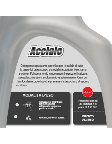 dual power acciaio spray - 500ml - detergente per superfici inox: tuttocasashop.live: pulizia e cura della casa