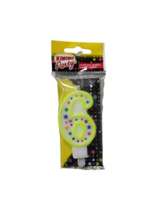 kimono candelina buon compleanno - numero 6: tuttocasashop.live: carta & monouso