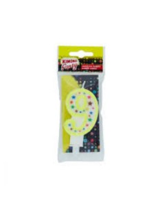 kimono candelina buon compleanno - numero 9: tuttocasashop.live: carta & monouso