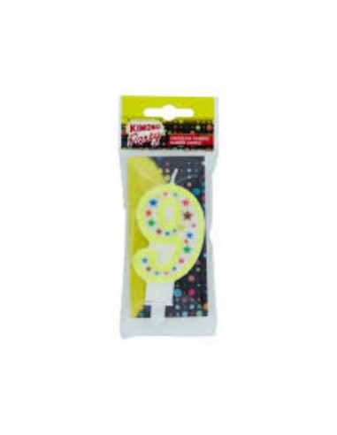 kimono candelina buon compleanno - numero 9: tuttocasashop.live: carta & monouso