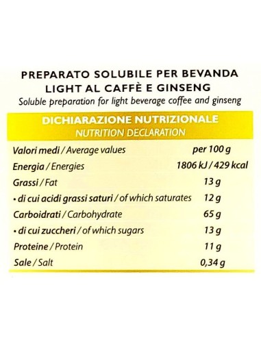 aroma light 30 capsule di gusto ginseng light senza lattosio - per nespresso: tuttocasashop.live: altro - bazar