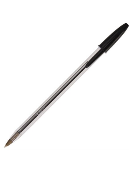 bic cristal medium penna a sfera - tratto 1mm - black - nera: tuttocasashop.live: altro - bazar