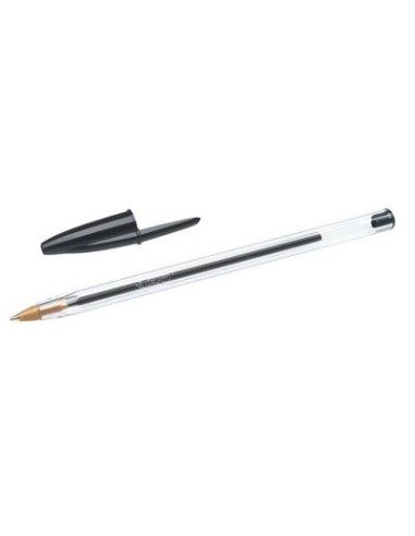 bic cristal medium penna a sfera - tratto 1mm - black - nera: tuttocasashop.live: altro - bazar