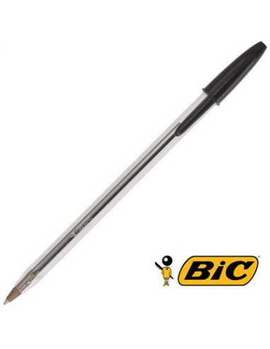 bic cristal medium penna a sfera - tratto 1mm - black - nera: tuttocasashop.live: altro - bazar
