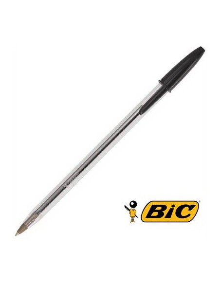 bic cristal medium penna a sfera - tratto 1mm - black - nera: tuttocasashop.live: altro - bazar