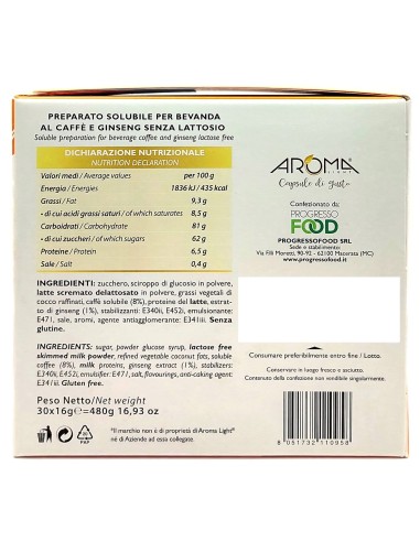 aroma light 30 capsule di gusto - ginseng piu' senza lattosio - dolce gusto: tuttocasashop.live: altro - bazar