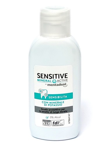 mentadent collutorio igiene orale - mini 50ml - sensitive - formato viaggio: tuttocasashop.live: igiene e cura della persona