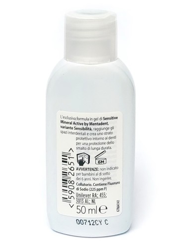 mentadent collutorio igiene orale - mini 50ml - sensitive - formato viaggio: tuttocasashop.live: igiene e cura della persona