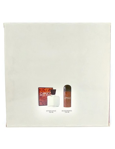 capucci homme confezione regalo: after shave 100ml + deodorante 150ml: tuttocasashop.live: igiene e cura della persona