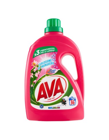 ava detersivo lavatrice liquido - 36 lavaggi 1800ml - esplosione primavarile: tuttocasashop.live: prodotti per bucato e tessuti
