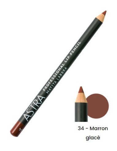 astra professional lip pencil - matita labbra - 34 - marron glacee: tuttocasashop.live: igiene e cura della persona