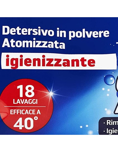 bioform detersivo lavatrice in polvere - 18 misurini - 990g - igienizzante: tuttocasashop.live: prodotti per bucato e tessuti