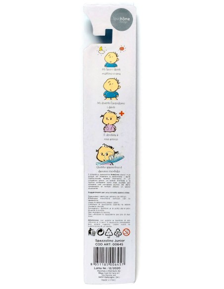 lovehome kids croc - spazzolino da denti per bambini - colori assortiti: tuttocasashop.live: igiene e cura della persona