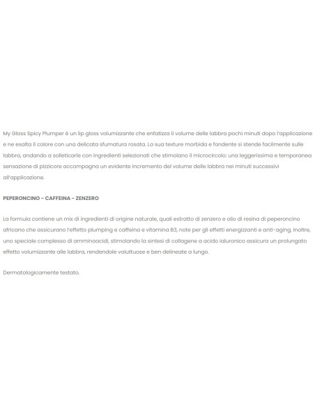 astra my gloss spicy plumper lucidalabbra volumizzante - peperoncino: tuttocasashop.live: igiene e cura della persona
