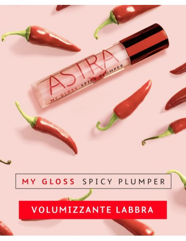 astra my gloss spicy plumper lucidalabbra volumizzante - peperoncino: tuttocasashop.live: igiene e cura della persona