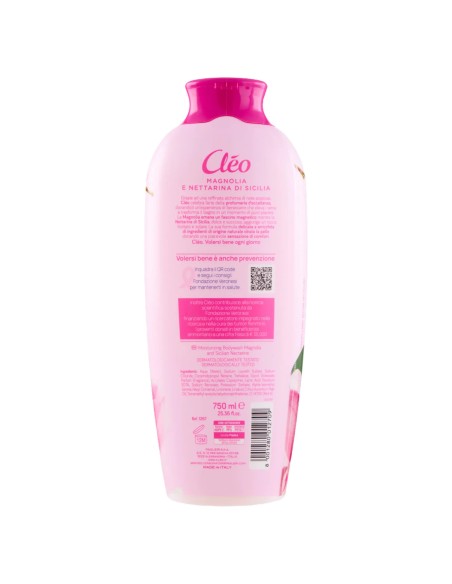 cleo bagnodoccia 750ml - idratante - magnolia e nettarina di sicilia: tuttocasashop.live: igiene e cura della persona