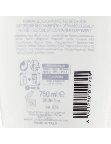 cleo bagnodoccia 750ml - idratante - magnolia e nettarina di sicilia: tuttocasashop.live: igiene e cura della persona