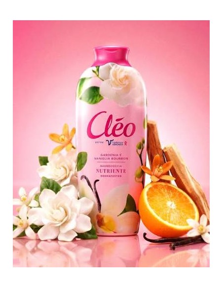 cleo bagnodoccia 750ml - nutriente - gardenia e vaniglia bourbon: tuttocasashop.live: igiene e cura della persona