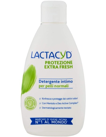 lactacyd detergente intimo - 200ml - protezione extra fresh: tuttocasashop.live: igiene e cura della persona