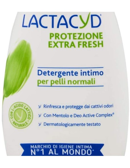 lactacyd detergente intimo - 200ml - protezione extra fresh: tuttocasashop.live: igiene e cura della persona
