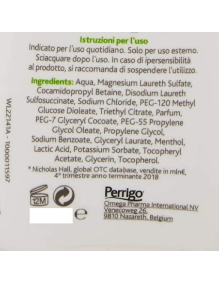 lactacyd detergente intimo - 200ml - protezione extra fresh: tuttocasashop.live: igiene e cura della persona