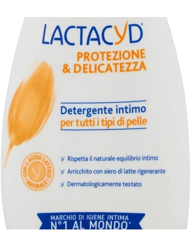 lactacyd detergente intimo - 200ml - protezione & delicatezza: tuttocasashop.live: igiene e cura della persona